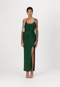 WAL G TALL BRENDA STRAPPY GLITTER  - Kokteiļkleita/ballīšu kleita - forest green