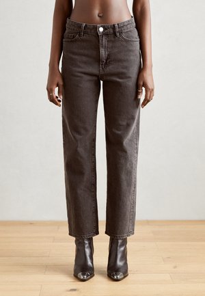 TROUSERS HANNA - Jeans relaxed fit - black