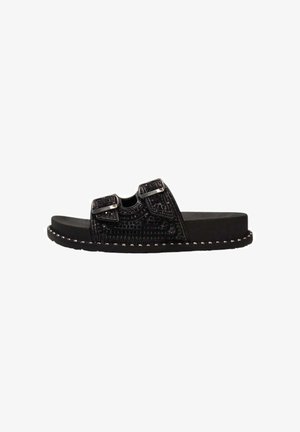 Solo Soprani, BACKLESS SLIPPER - Ciabattine - black