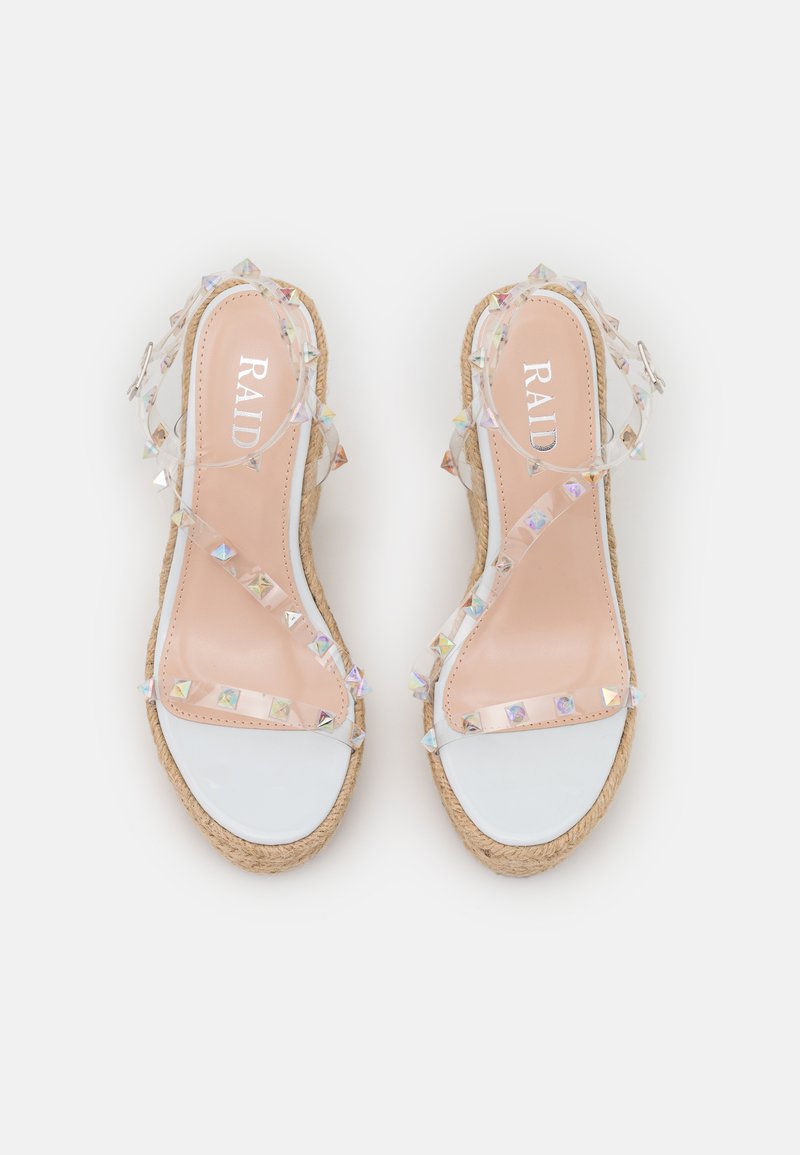 Damen Pumps | RAID RENNA Plateausandalette clear/white/transparent - JO19441 Damen Pumps | RAID RENNA Plateausandalette clear/white/transparent - JO19441