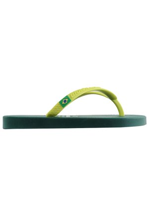 Chanclas de dedo - green/yellow