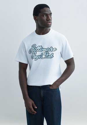 DIAMOND SCRIPT LOGO - Μπλουζάκι με στάμπα - white