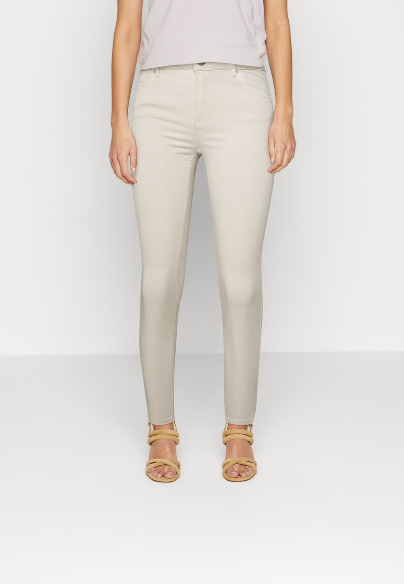 edc by Esprit MEDIUM RISE CROPPED - Calças de ganga de corte skinny - sand
