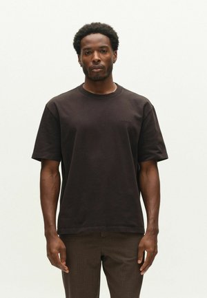 Gabba, GABLEGIN WIX BOXY HOUR SS T-SHIRT - Camiseta básica - black