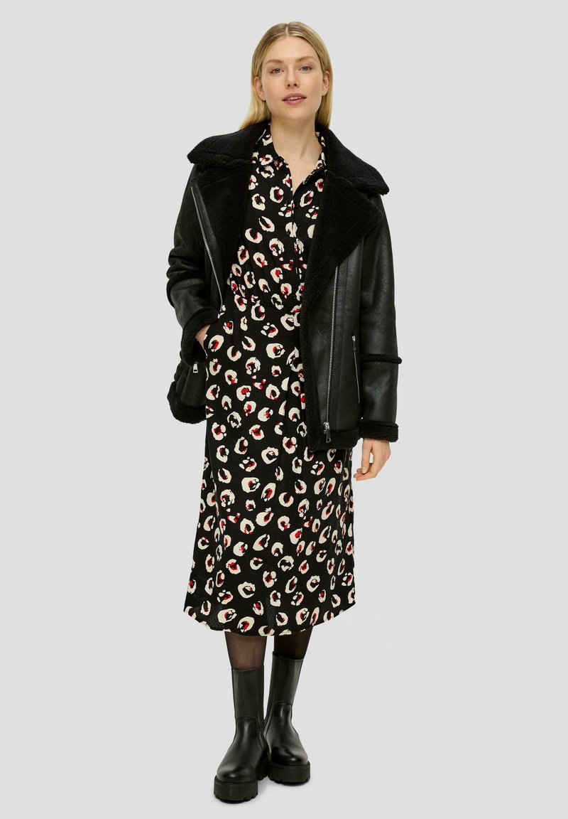 s.Oliver Blusenkleid - schwarz