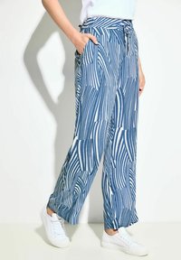 Cecil WIDE LEG - Pantalon classique - blau