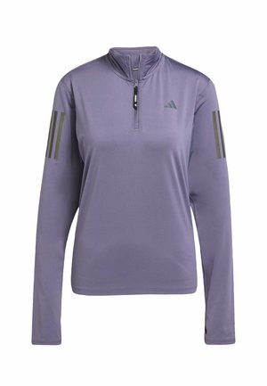 adidas Performance OWN THE RUN HALF-ZIP  - Suéter de forro polar - preloved violet