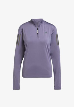 adidas Performance OWN THE RUN HALF-ZIP - Fleecepullover - preloved violet