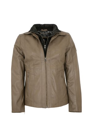 Lederjacke - beige