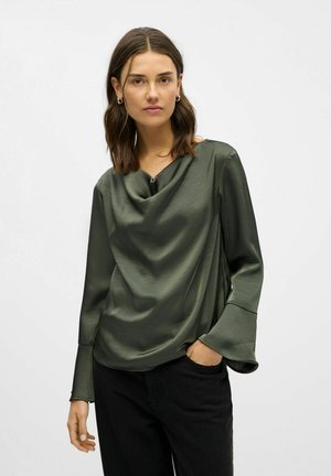 WASSERFALLAUSSCHNITT - Langarmshirt - kambaba