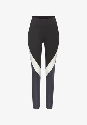 Legíny - anthrazit weiß grau