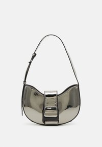 OFF DUTY ROUND SHOULDERBAG - Borsa a mano - gunmetal specchio