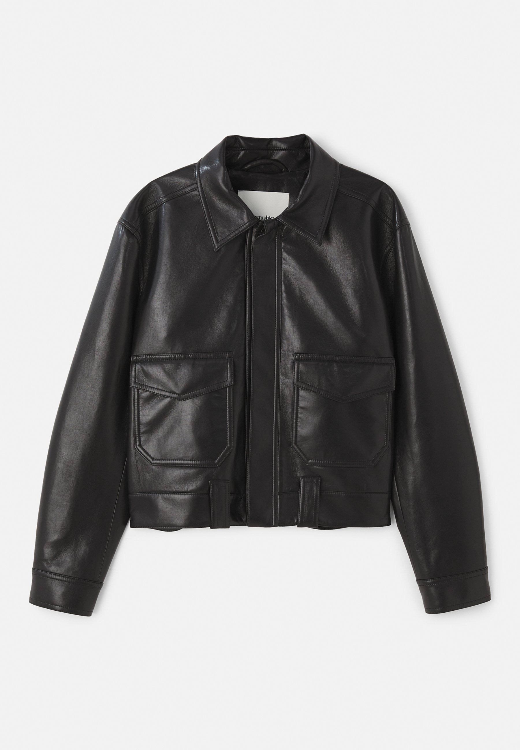 Nanushka RUBEN JACKETS - Faux leather jacket - black - Zalando.co.uk