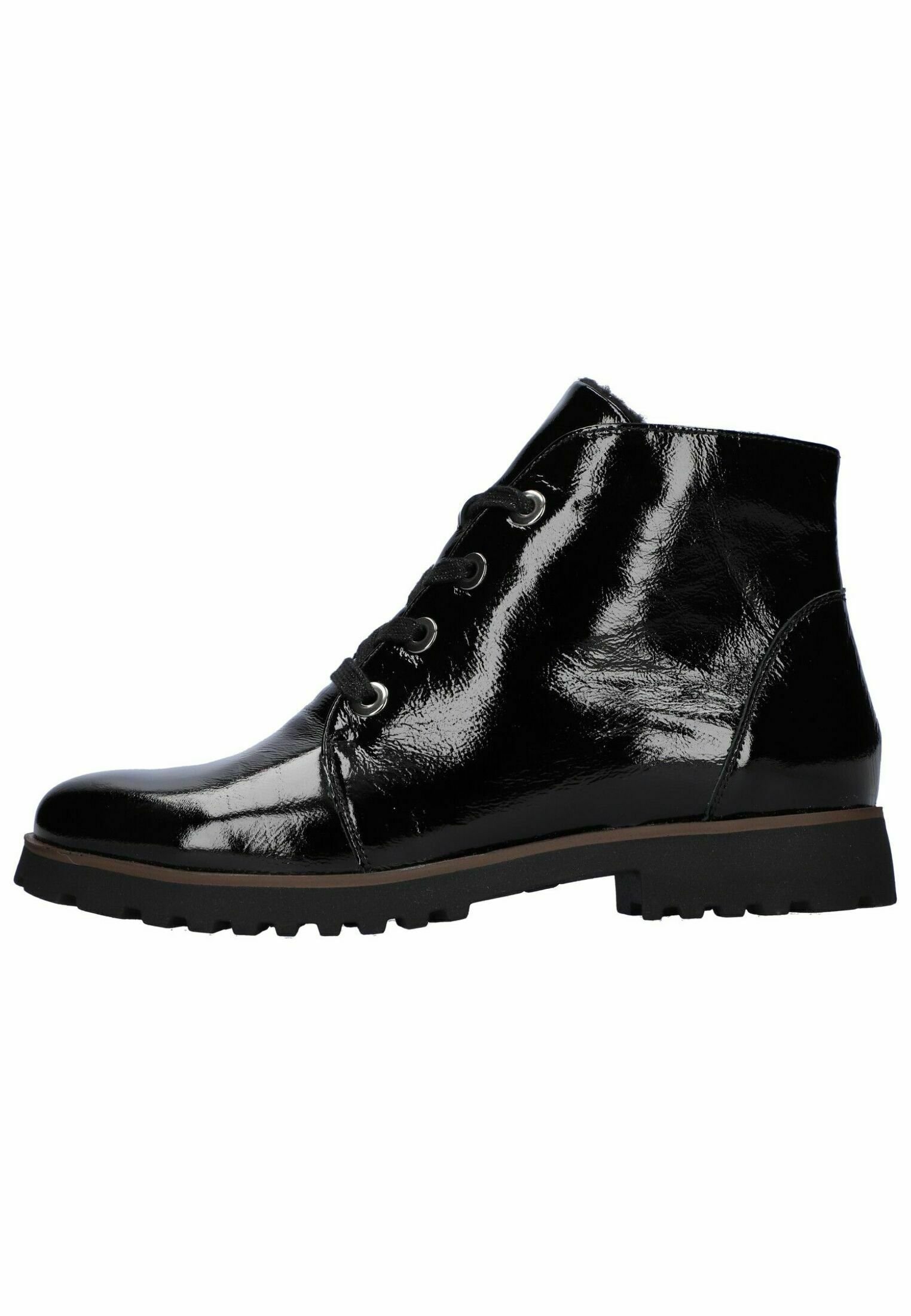 Chaussures De Sport Waldläufer M-Tonia - Noir, à Lacets, Semelle Intérieure Amovible - Confort Urbain