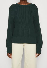 TOM TAILOR DENIM Stickad tröja - dark green