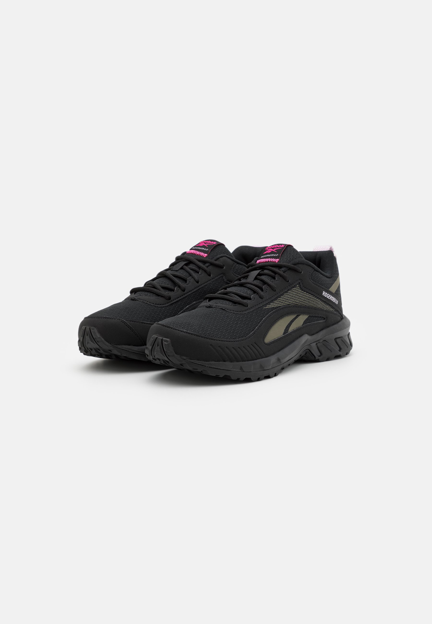 Reebok RIDGERIDER 6.0 - Bėgimo bateliai, skirti nelygiam paviršiui - quartz  glow/core black/atomic pink/alyvinė - Zalando.lt