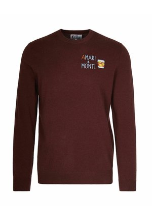 HERON CON RICAMO - Maglione - marrone