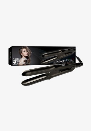Italian Design, ELECTRICAL ITEMS HAIR STRAIGHTENER VOLUME CURVED CERAMIC - Plancha de pelo - black