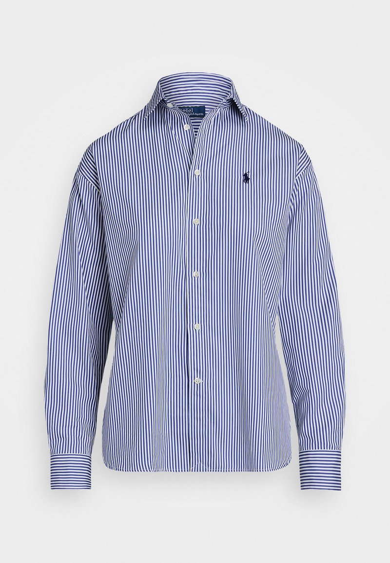 Polo Ralph Lauren RELAXED FIT STRIPED COTTON SHIRT - Blus - navy/white