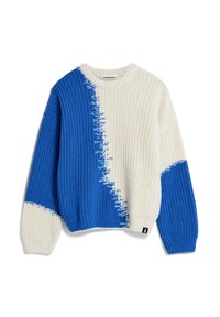 ARMEDANGELS MIYAAR  - Strickpullover - warm blue oatmilk