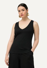 Ulla Popken V-NECK TANK - Top - black