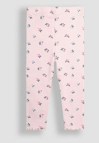 JoJo Maman Bébé BERRY FLORAL FRILL 2 PACK REGULAR FIT - Leggingek - Nadrágok - pink