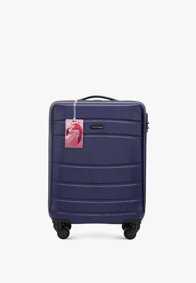 WITTCHEN SMALL SUITCASE WITH LUGGAGE TAG FROM ABS - Trolley - dark blue