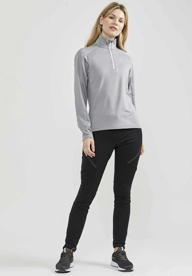 Damen Sweatshirts | Craft CORE GAIN MIDLAYER W Sweatshirt monument/grau - HD75716 Damen Sweatshirts | Craft CORE GAIN MIDLAYER W Sweatshirt monument/grau - HD75716