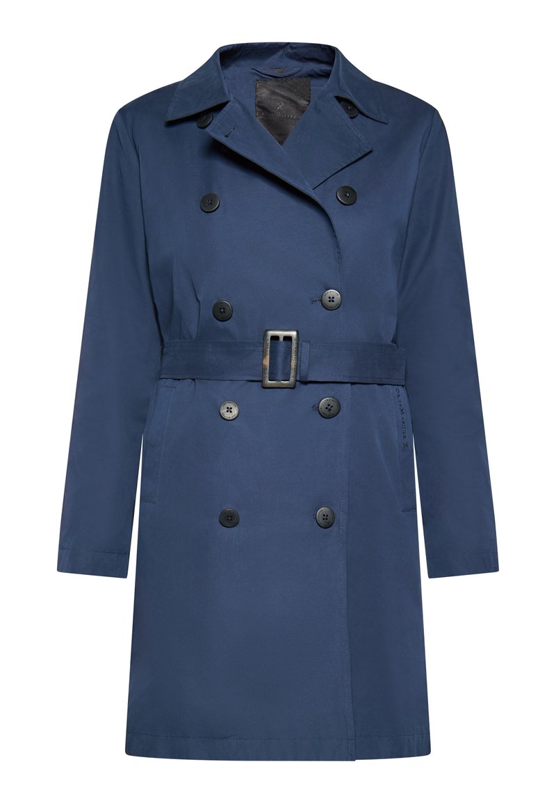 dreimaster Trenchcoat donkerblauw
