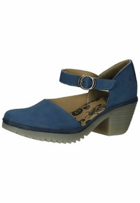 Escarpins Fly London Yuna - Cuir Veritable, Semelle Caoutchouc, Plateforme 2cm - Style Urbain
