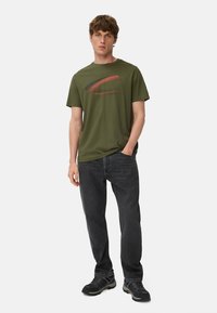 camel active T-shirts print - forest green