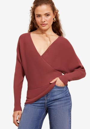 BALLET WRAP - Stickad tröja - pink