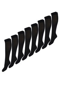 8-PACK BAMBUS - Calcetines hasta la rodilla - schwarz