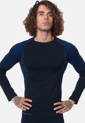 Maglietta intima - schwarz blau