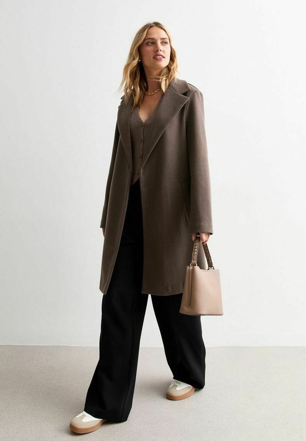 UNLINED - Klassischer Mantel - mink