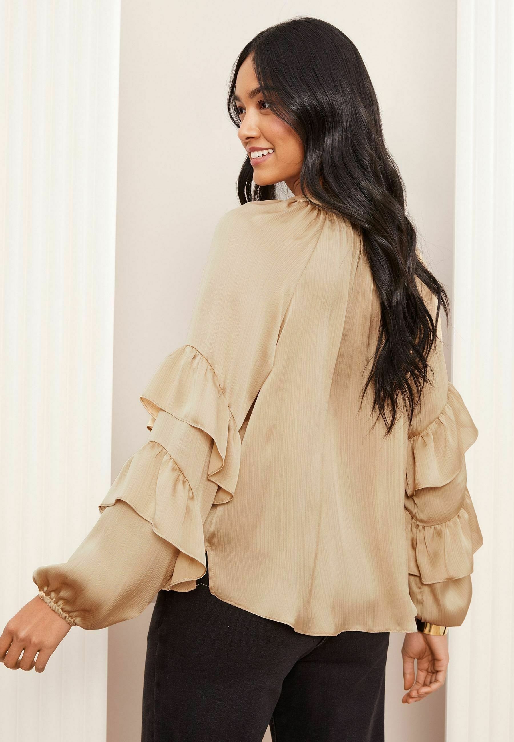 Friends Like These REGULAR FIT - RUFFLE SLEEVE - Blouse - gold