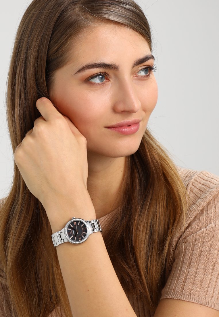 Fossil VIRGINIA Horloge silvercoloured/zilverkleurig Zalando.be
