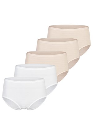 5 PACK - Slip - beige/weiß