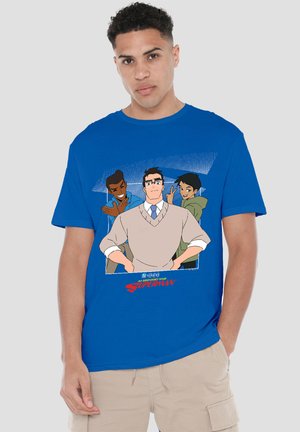 DC COMICS - SUPERMAN, MY ADVENTURES WITH SUPERMAN DAILY PLANET CREW - Print T-shirt - royal blue