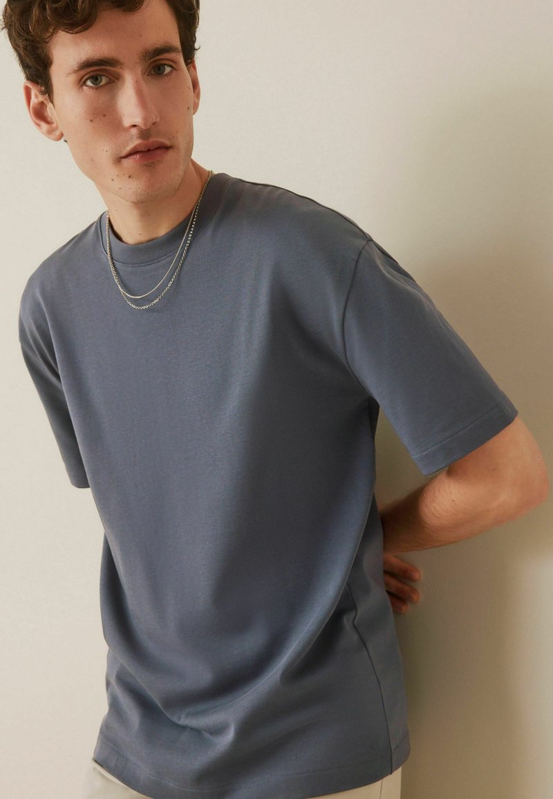 Next RELAXED FIT HEAVYWEIGHT Triko S Potiskem Grey ed Zalando cz next-relaxed-fit-heavyweight-triko-s-potiskem-grey-ed-zalando-cz
