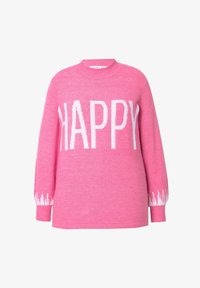 Angel of Style HAPPY-STATEMENT, BALLON Trui hibiscus pink