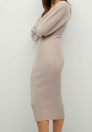 Robe fourreau - light brown