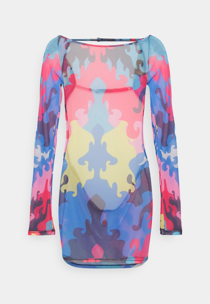 Jaded London Cocktailjurk meerkleurig Jaded London Cocktailjurk meerkleurig