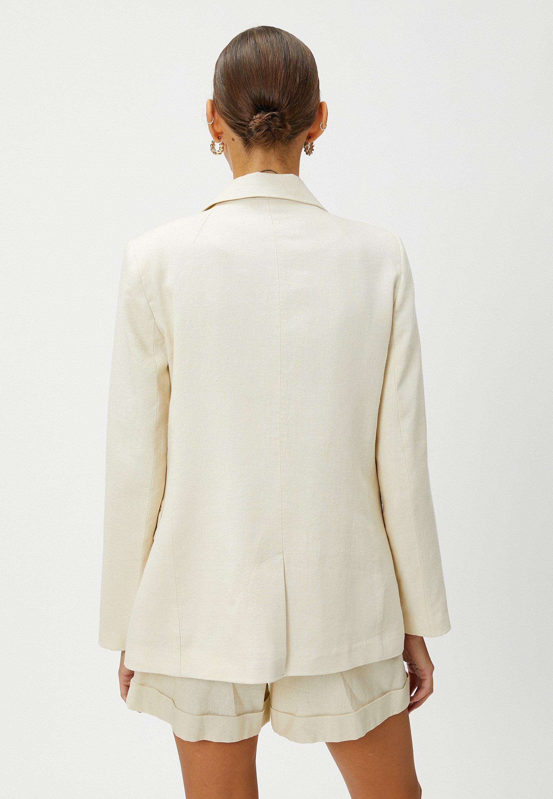 Koton LINED POCKET DETAIL BUTTONED - Blazer - brown/marrone