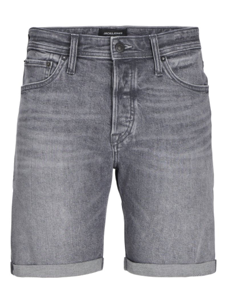 jack & jones Jeansshort grijs denim/greydenim