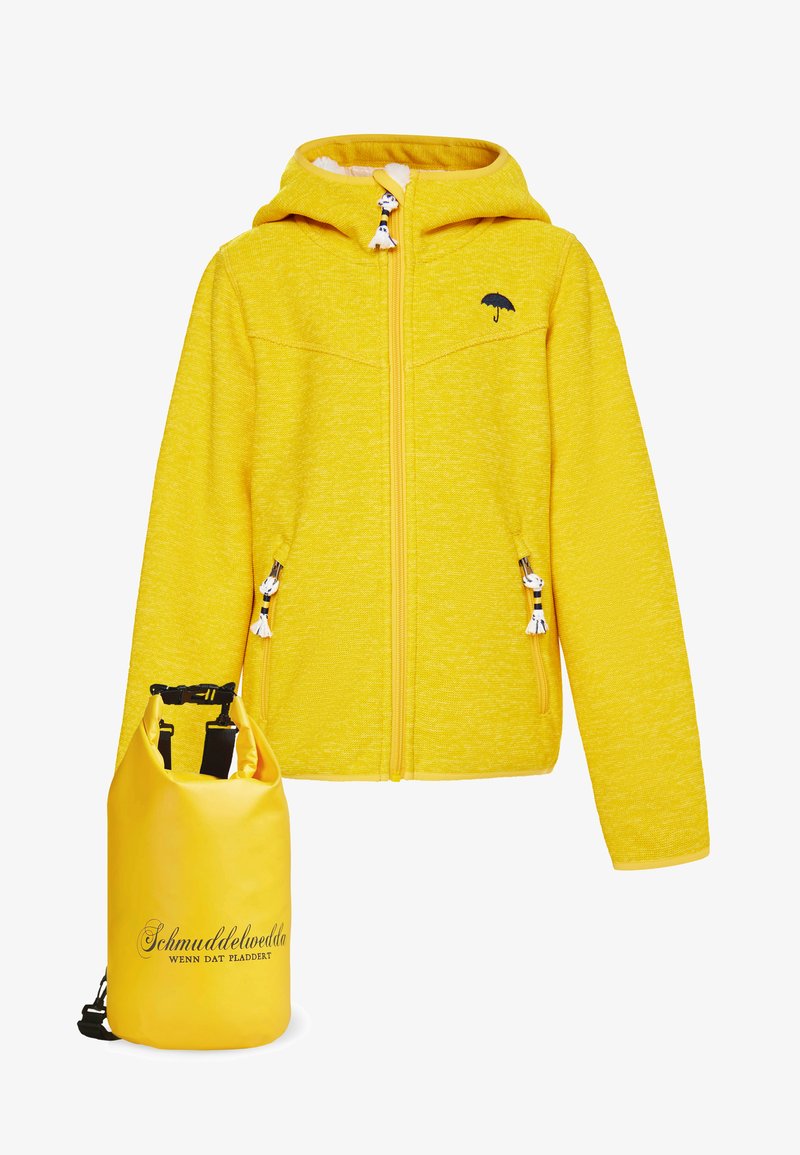 Schmuddelwedda Regenjacke wasserabweisende Jacke dunkelgelb