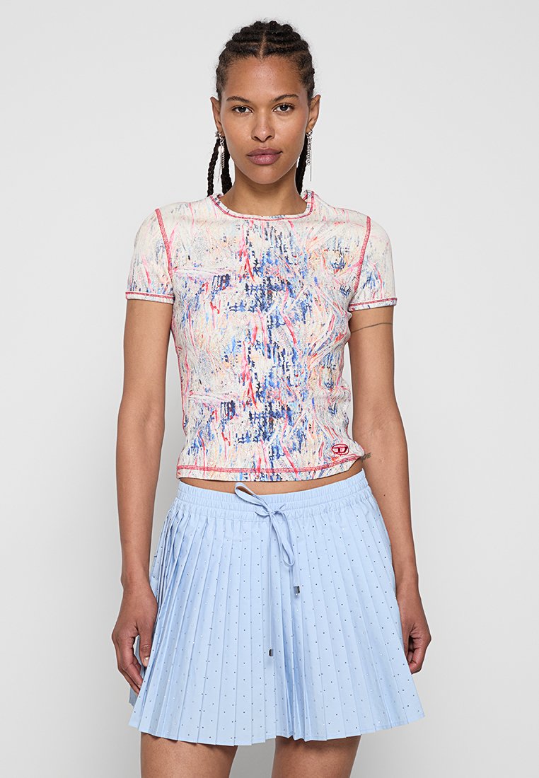 Diesel T-shirt print meerkleurig