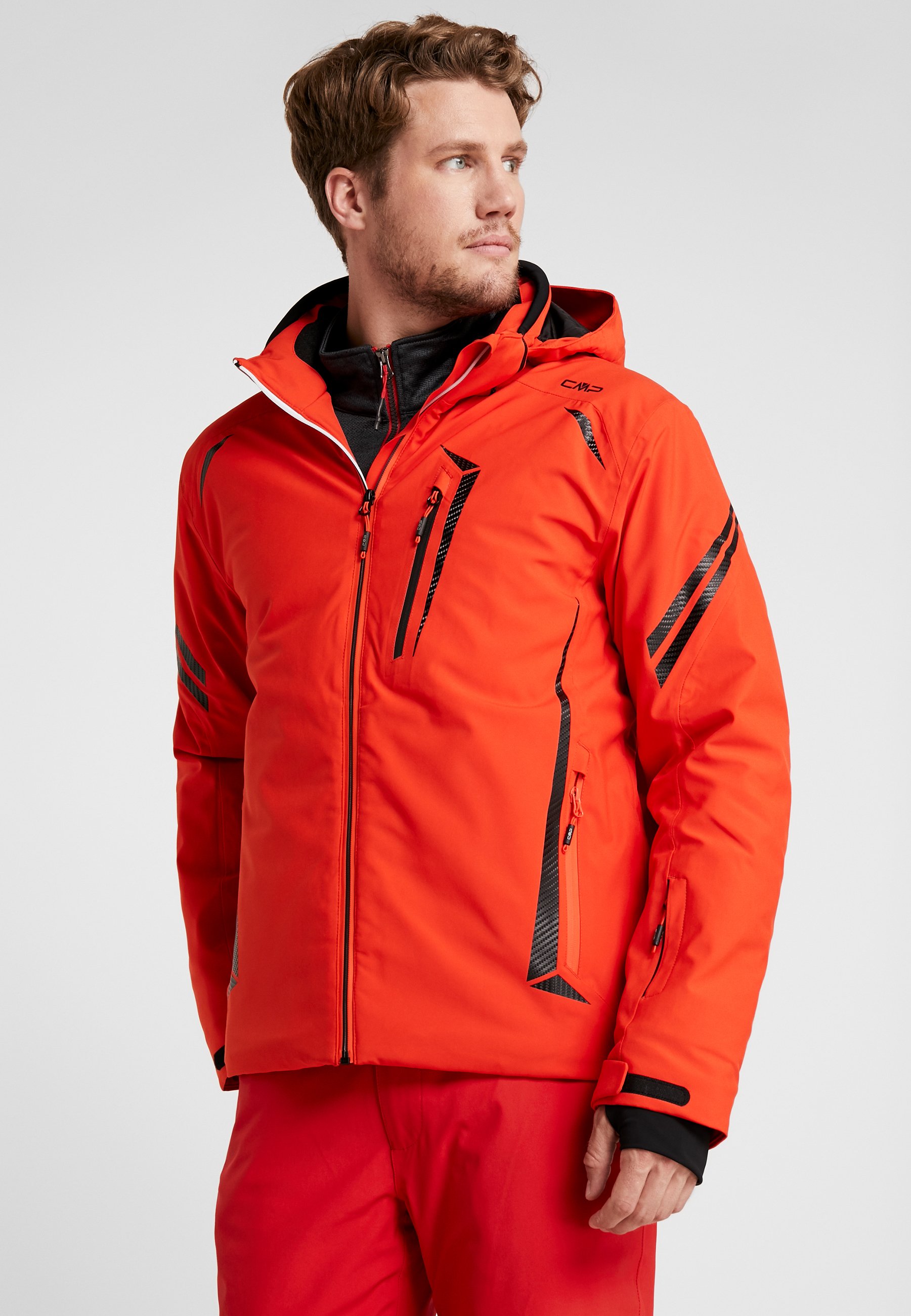 CMP MAN JACKET ZIP HOOD Ski jas tangoOranje Zalando.nl CMP MAN JACKET FIX HOOD Ski jas tango Zalando.nl