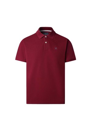 Hackett London SLIM FIT LOGO - Polo - burgundy red