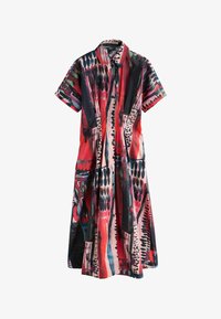 Ikke valgt, red abstract print